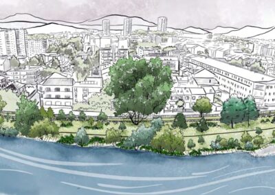 Travaux de gestion de la végétation Quai Jongkind : concilier sécurité, nature et paysage