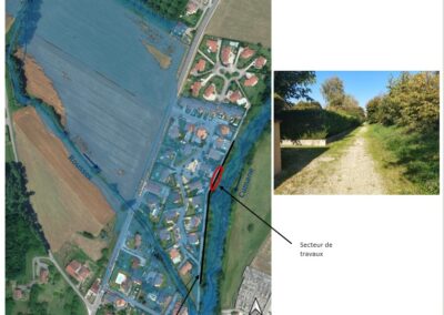 Travaux à Saint Vérand pour améliorer l’écoulement des eaux au lotissement des Frênes