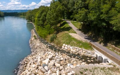 Restauration de la continuité aquatique le canal du Palluel et l’Isère : le chantier en accéléré