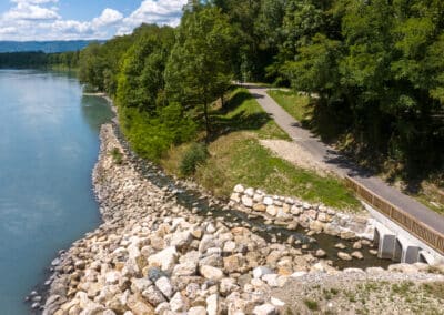 Restauration de la continuité aquatique le canal du Palluel et l’Isère : le chantier en accéléré